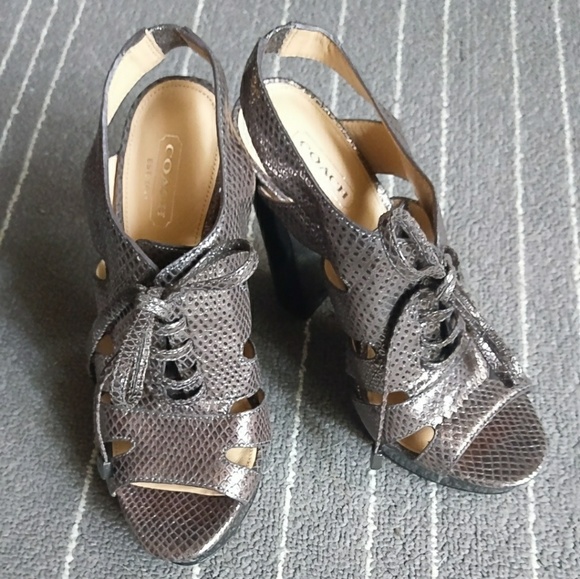 Coach Shoes - (MAKE AN OFFER) Coach heels!!!